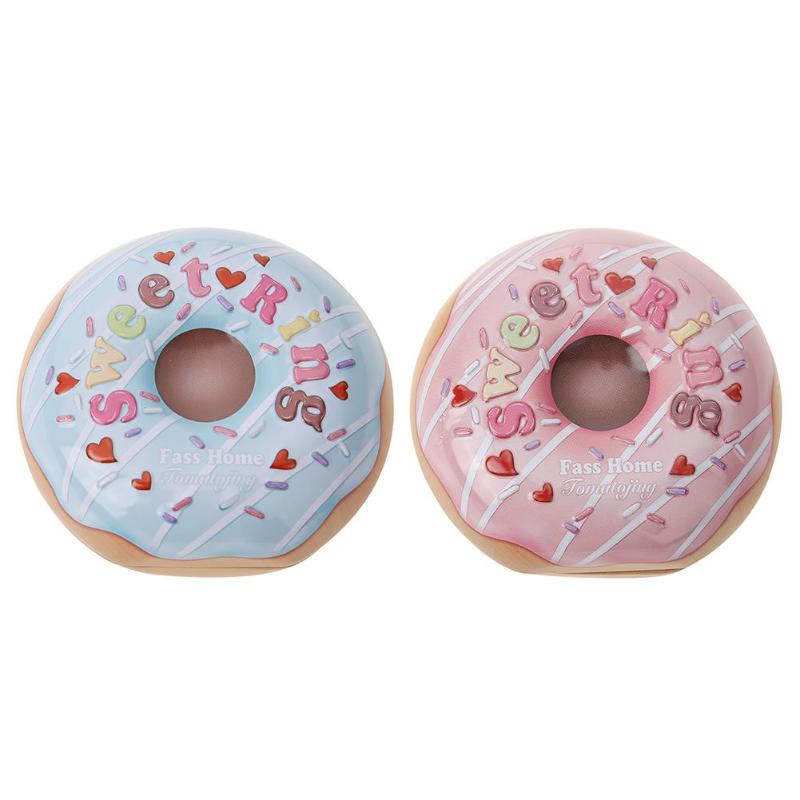 Mini Creative Doughnut Christmas Tin Candy Box Wedding Gift Packing Case - ebowsos