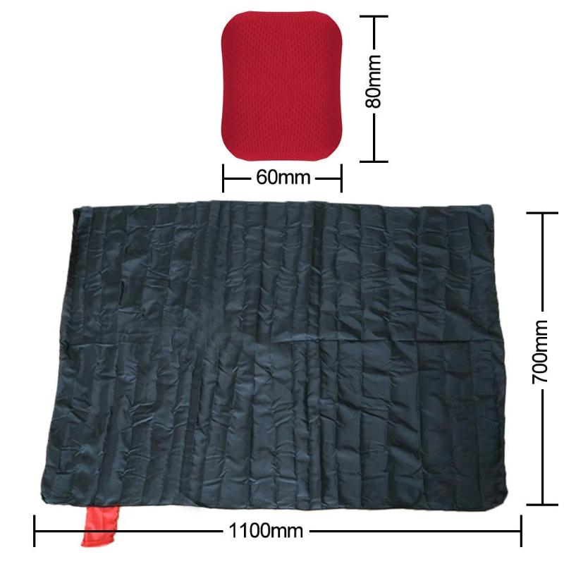 Mini Picnic Pocket Mat Outdoor Folding Picnic Pocket Mat Waterproof Seabeach Mat (70x110cm)-ebowsos