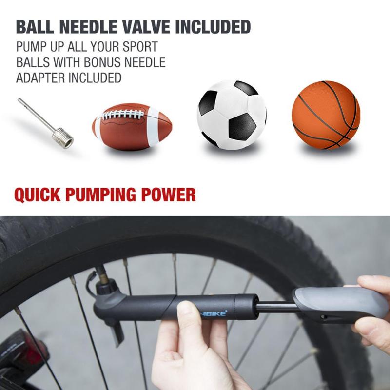 Mini Plastic Portable High Pressure Cycling Bicycle Air Pump Bike Tire Inflator MTB Mountain Bike Pump Bicycle Accessories-ebowsos