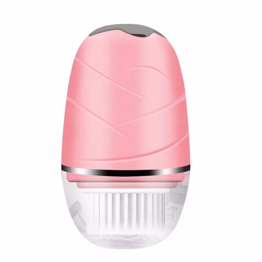 Mini Portable Electric Rotary FaceCleasing Washing Brush Cleanser USB Rechargeable Waterproof Soft Facial Beauty Instrument - ebowsos