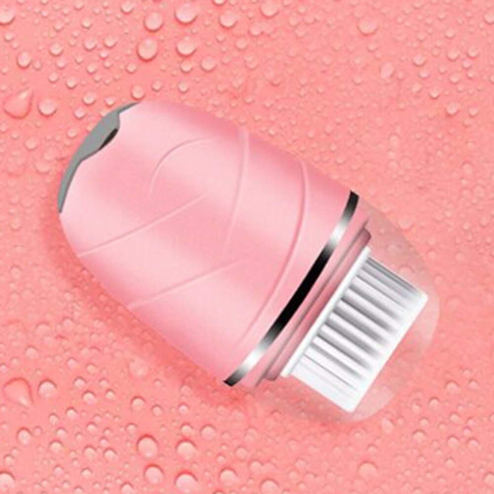 Mini Portable Electric Rotary FaceCleasing Washing Brush Cleanser USB Rechargeable Waterproof Soft Facial Beauty Instrument - ebowsos