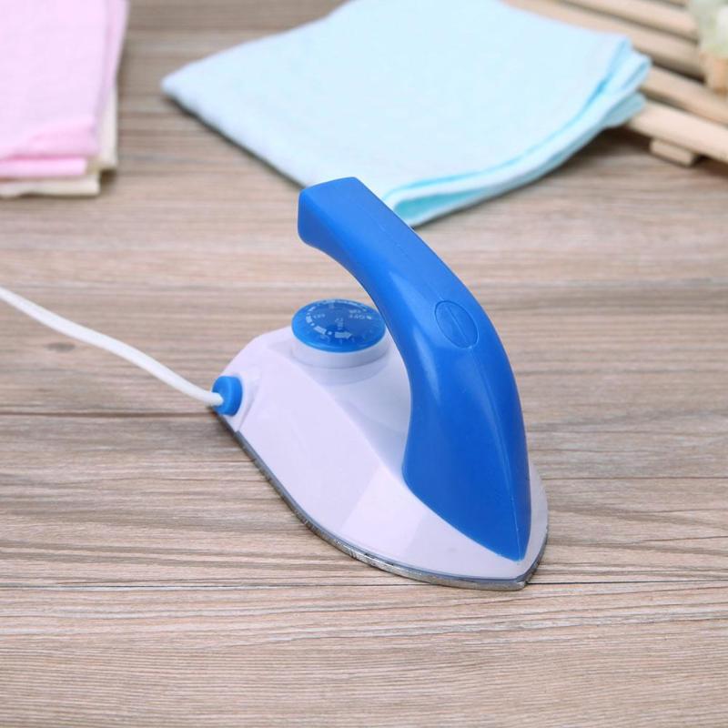 Mini Portable Electric Steam Iron For Clothes Electroplated Steel Plate Handheld Flatiron For Home Travelling Use High Quality - ebowsos