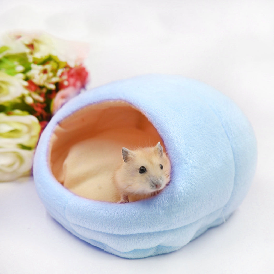 Mini Small Pet Hamster Bed Nest House Winter Warm Squirrel Hedgehog Rabbit Chinchillas Mattress House Nest Hamster Accessories-ebowsos