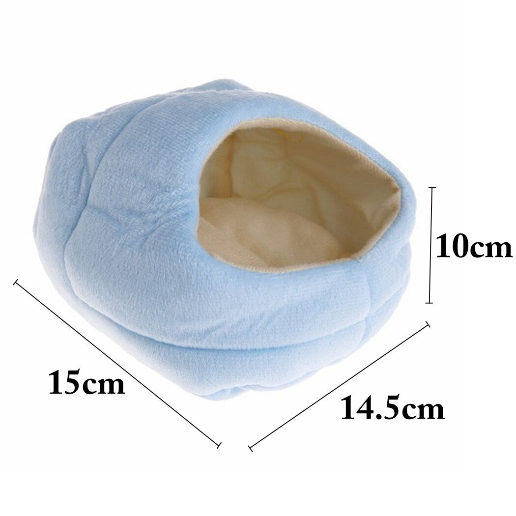 Mini Small Pet Hamster Bed Nest House Winter Warm Squirrel Hedgehog Rabbit Chinchillas Mattress House Nest Hamster Accessories-ebowsos