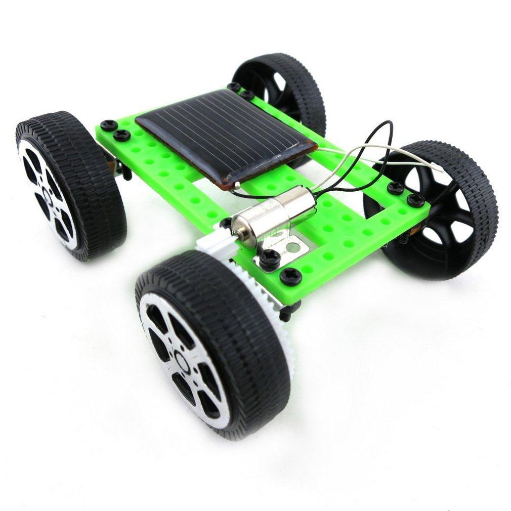 Mini Solar Powered Toy DIY Car Kit Children Educational Gadget Hobby Funny LN-ebowsos