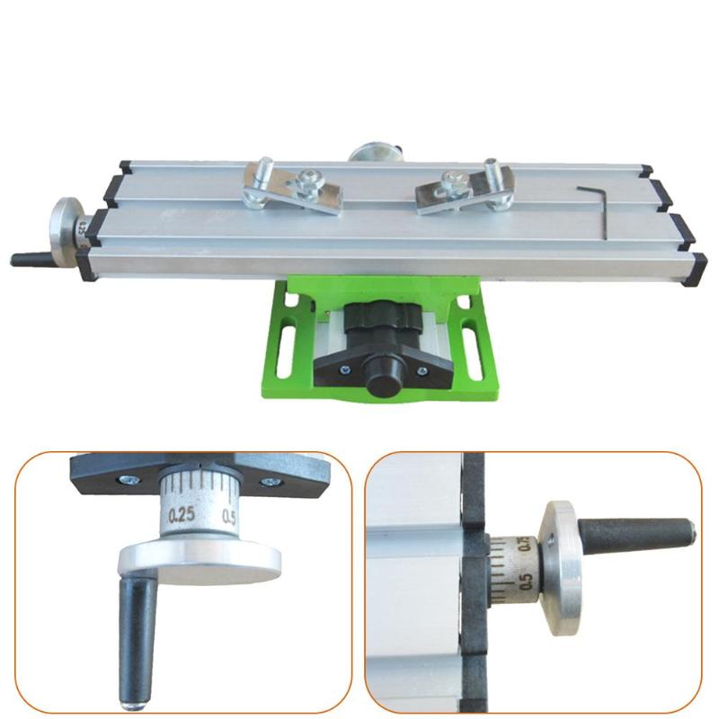 Mini Table Bench Precision Milling Machine Drill Bench Vise Fixture Worktable X Y-axis Adjustment Coordinate Table Vise Bench - ebowsos