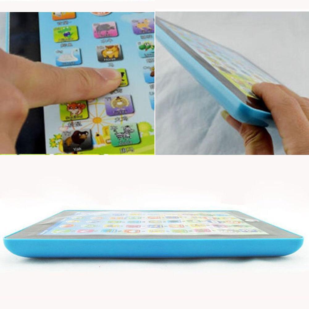 Mini Tablet Pad Kid Children First Learning English Educational Teach Toy Fun-ebowsos