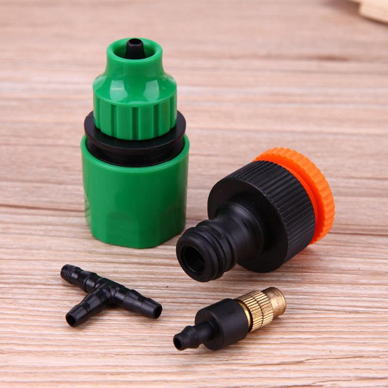 Misting Spray System Nozzle Is Made For Cooper Outdoor Garden Misting Cooling System Fitting 4/7mm Hose 10pcs Nozzles Kit - ebowsos