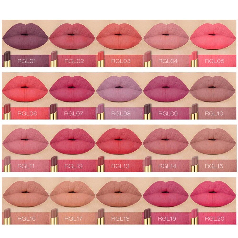 Moisturizing matte lipstick lip gloss lip stick - ebowsos