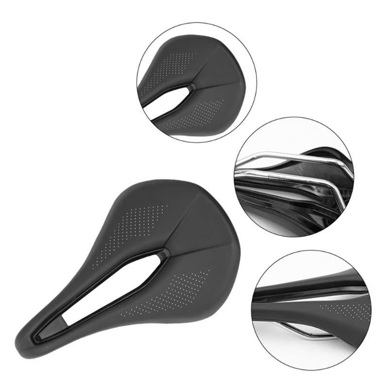 Mountain Bicycle Breathable Soft Cushion Outdoor Cycling Hollow Saddle Seat-ebowsos