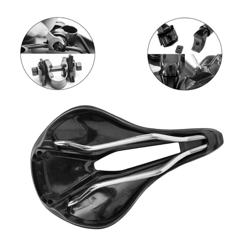 Mountain Bicycle Breathable Soft Cushion Outdoor Cycling Hollow Saddle Seat-ebowsos