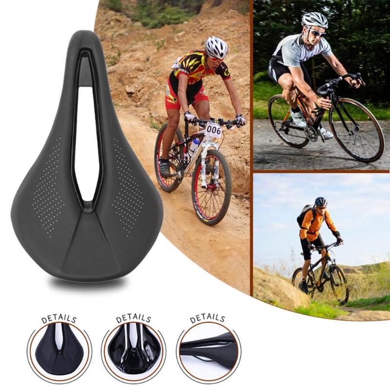 Mountain Bicycle Breathable Soft Cushion Outdoor Cycling Hollow Saddle Seat-ebowsos