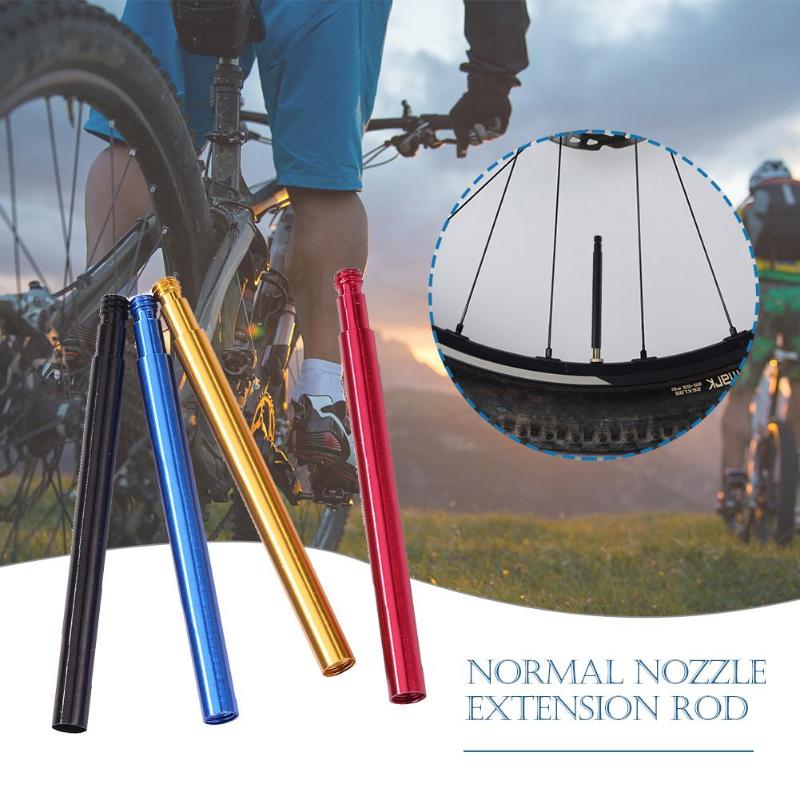 Mountain Bike Lengthened French Mouth Aluminum Alloy Valve Extender Inner Tube Method The Mouth Inner Tube Valve-ebowsos