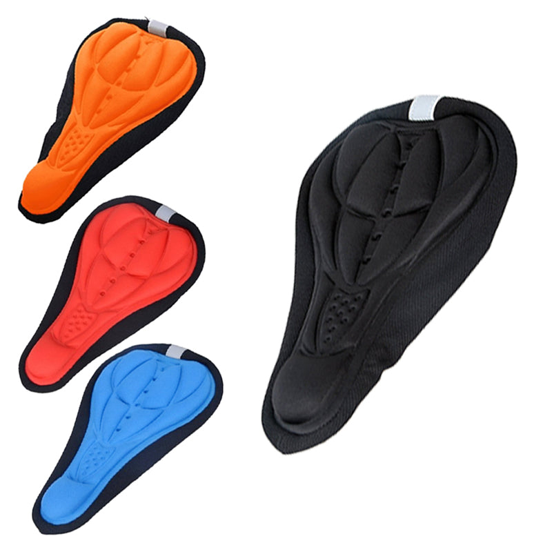 Mountain Bike Seat Saddle Bicycles Thickened Silicone Front Seat Saddle Cover Silica Gel Bike Saddle Cushion Cover-ebowsos