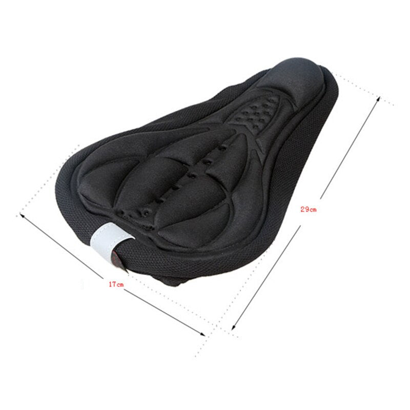 Mountain Bike Seat Saddle Bicycles Thickened Silicone Front Seat Saddle Cover Silica Gel Bike Saddle Cushion Cover-ebowsos