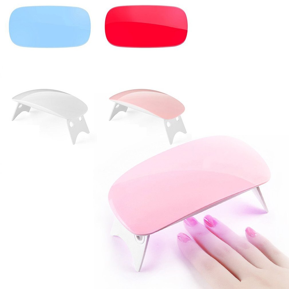 Mouse Mini Led Phototherapy Machine Usb Nail Drying Uv Baking Lamp Led Nail Rubber Mini Nail Lamp - ebowsos