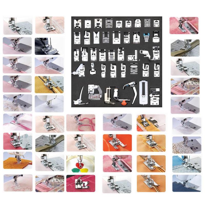 Multi-Function Convenient Household Sewing Machine Shell Hemmer Presser Foot Part Binder Foot Domestic Sew Machine Accessories - ebowsos