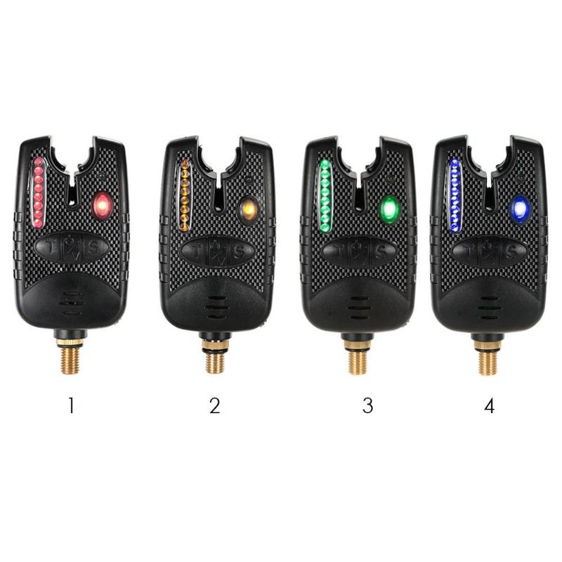 Multifunction Fishing Alarm 8 LED Adjustable Tone Volume Sound Fishing Alerts Bite Alarm for Fishing Rod-ebowsos