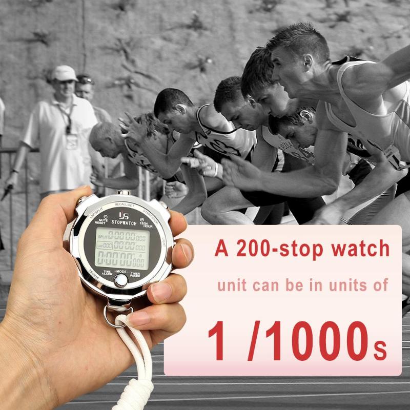 Multifunction Sports Stopwatch Handheld Digital Chronograph Timer Stopwatch-ebowsos