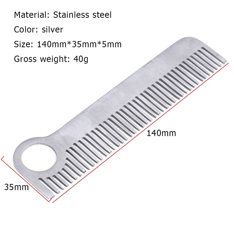 Multifunction Stainless Steel Hairpin Hair Clip Outdoor Ruler Cutter Keychain Pocket Tool Survive Screwdriver-ebowsos