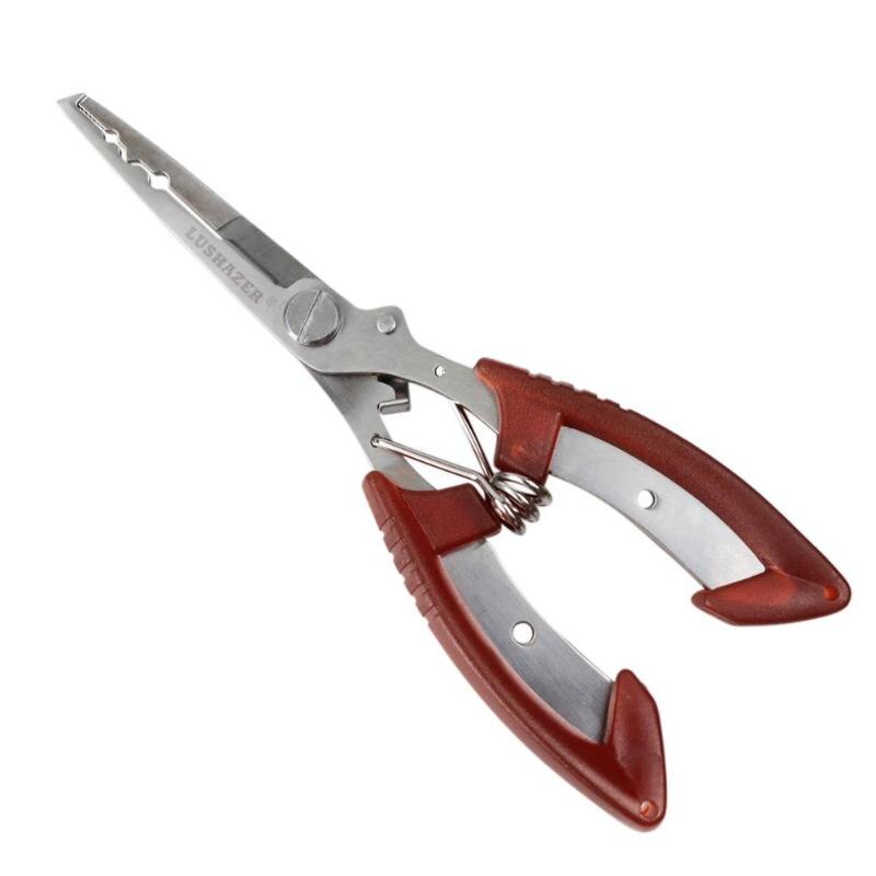 Multifunctional Stainless Steel Fishing Pliers Scissors Line Cutter Remove Hook Fishing Tackle Tool Fishing tool Pliers-ebowsos