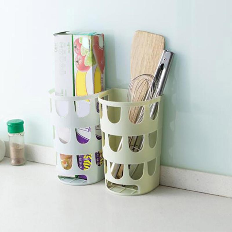 Multipurpose Wall-mounted Garbage Bags Storage Box Plastic Bags Holder Rack - ebowsos