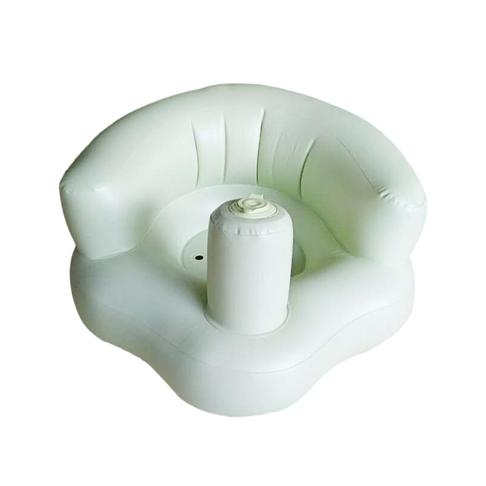 NEW ARRIVAL Inflatable Baby Shower Air Seat Baby Bath Pad For Babies To Learn Seat Safety Security Bath Seat Two Color-ebowsos