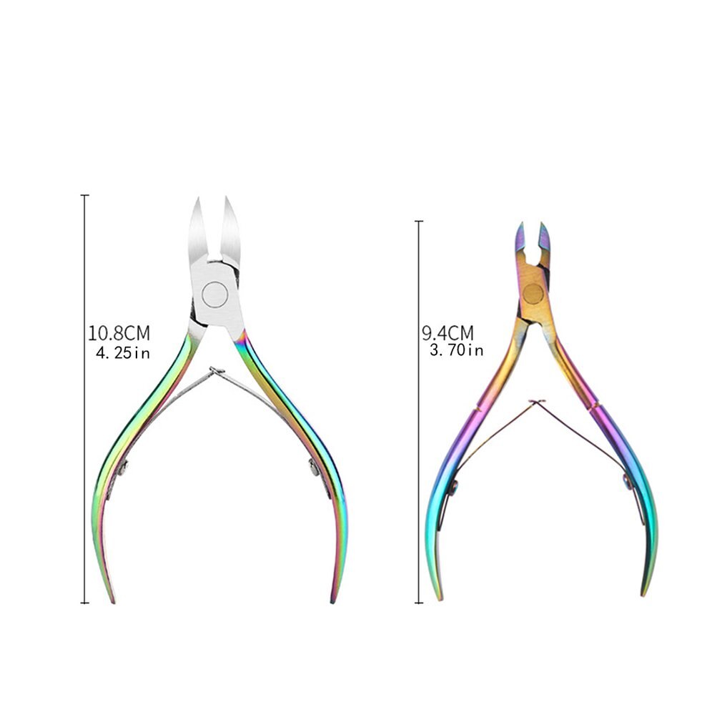 Nail Art Exfoliating Scissors Symphony Beauty Pliers Cut Toe Barbed Manicure Tool Stainless Steel Dead Leather Pliers - ebowsos