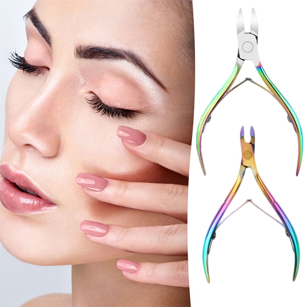 Nail Art Exfoliating Scissors Symphony Beauty Pliers Cut Toe Barbed Manicure Tool Stainless Steel Dead Leather Pliers - ebowsos