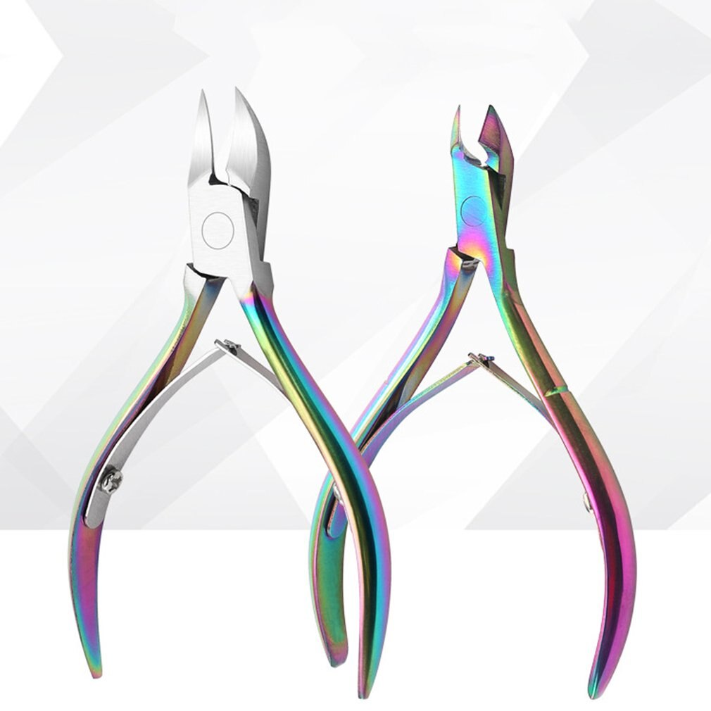 Nail Art Exfoliating Scissors Symphony Beauty Pliers Cut Toe Barbed Manicure Tool Stainless Steel Dead Leather Pliers - ebowsos