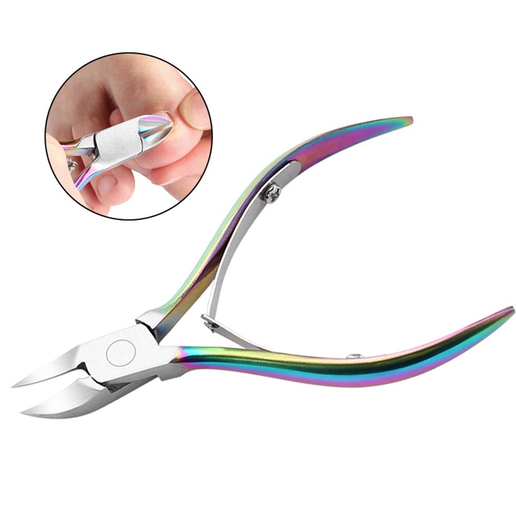 Nail Art Exfoliating Scissors Symphony Beauty Pliers Cut Toe Barbed Manicure Tool Stainless Steel Dead Leather Pliers - ebowsos