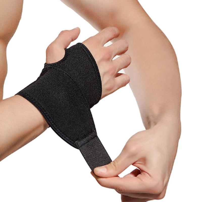 Neoprene Elastic Bandage Fitness Yoga Hand Palm Brace Wrist Support Crossfit Powerlifting Gym Palm Pad Protector-ebowsos