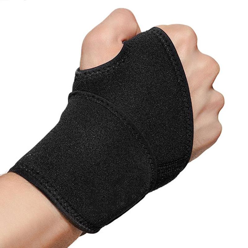 Neoprene Elastic Bandage Fitness Yoga Hand Palm Brace Wrist Support Crossfit Powerlifting Gym Palm Pad Protector-ebowsos