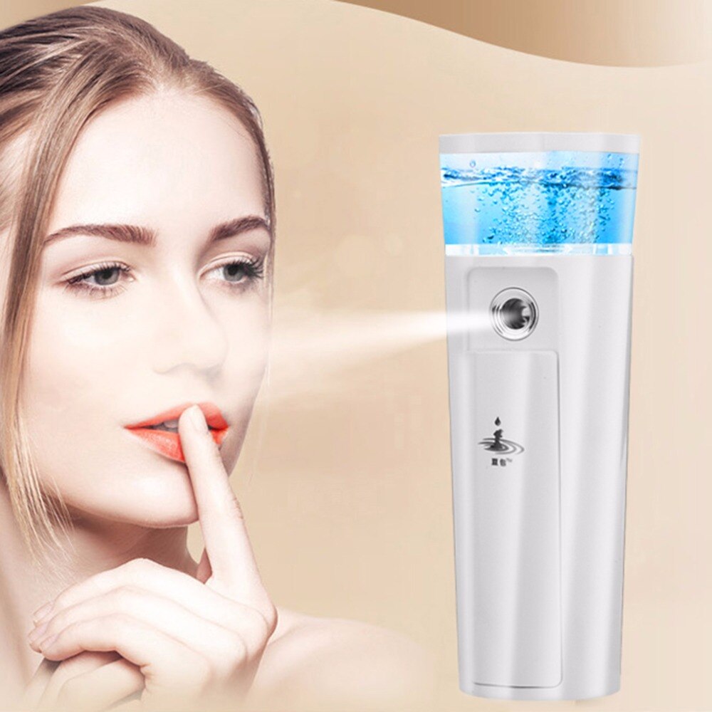 New 2600MAH Portable Size Handy Mist Sprayer Facial Body Nebulizer Steamer Facial Skin Care Moisturizing Spray Beauty Instrument - ebowsos