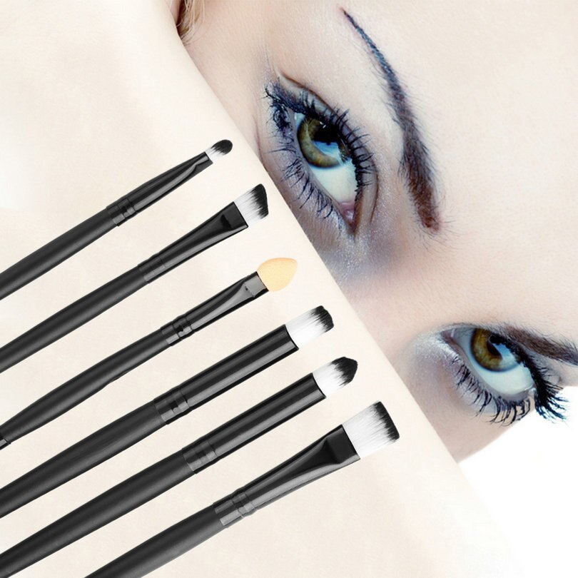 New 6PCS Makeup Eye Brushes Set Eyeliner Eye Shadow eyeshadow Blending Pencil Brush Hot Selling Big Sale - ebowsos