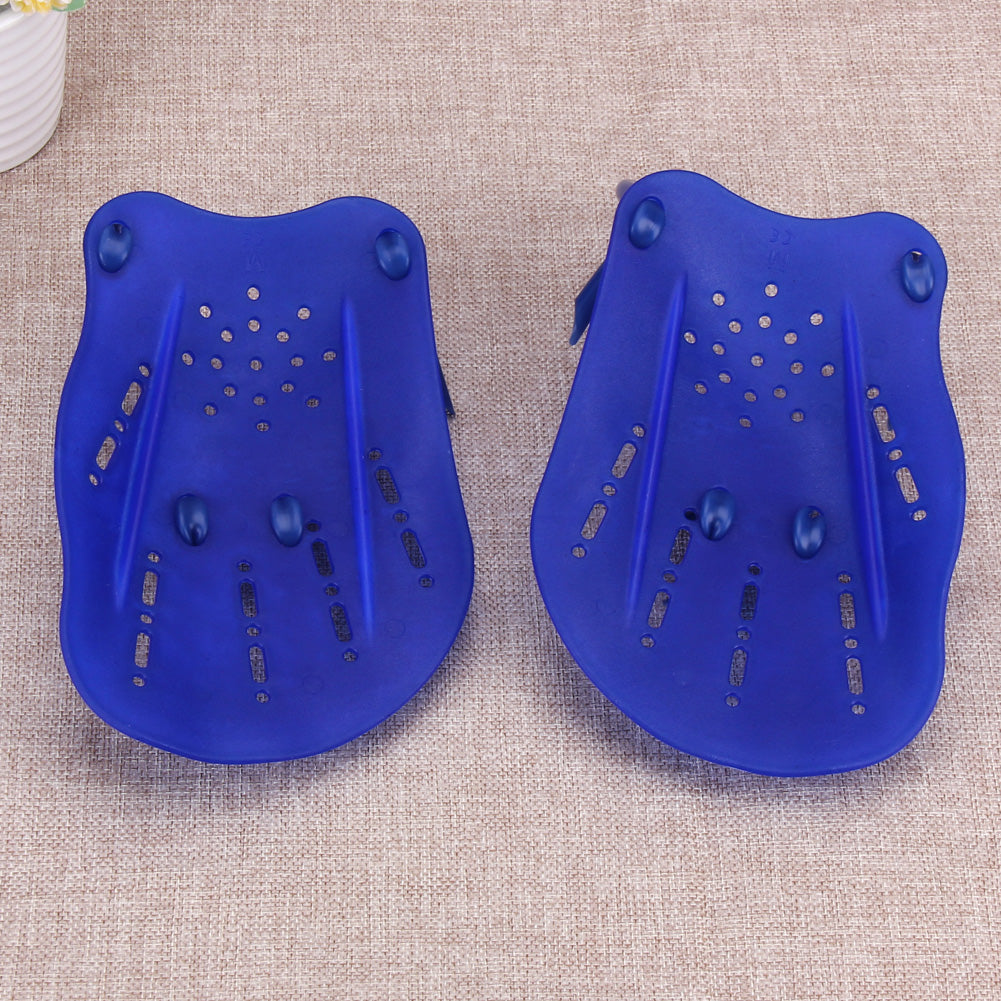 New Arrival Child Swimming Fins Unisex 2pcs Swimming Paddle Fins Utility Paired Webbed Diving Gloves Webbed For Water Sports-ebowsos