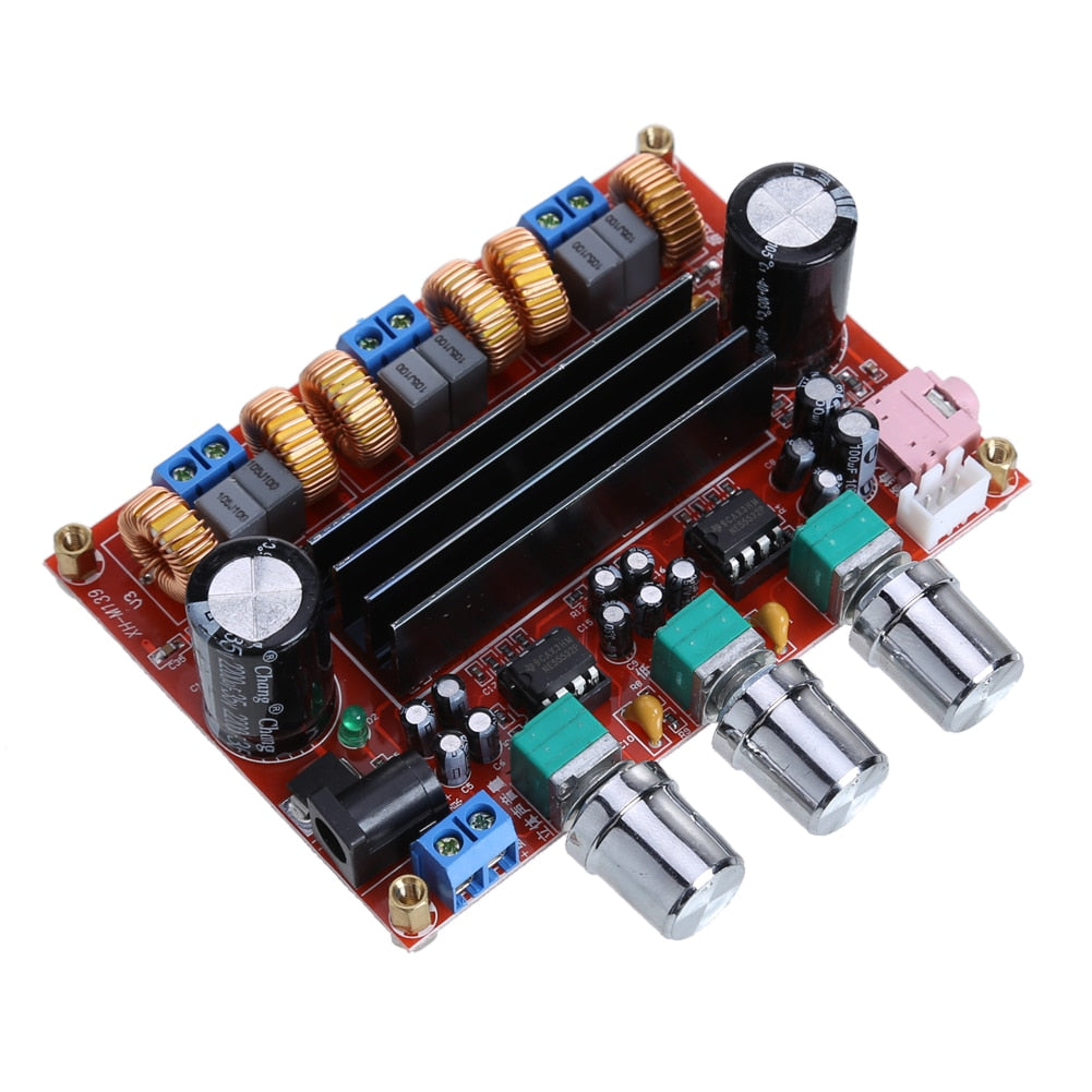 New Arrival High Quality TPA31116D2*2 50Wx2+100W 2.1 Channel Digital Subwoofer Amplifier Board 12V-24V Power - ebowsos