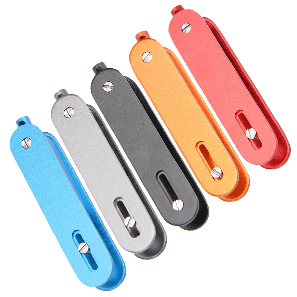 New Arrival Hiking Tools Key Holder For Camping EDC Gear Aluminum Hard Key Holder Clip Organizer Folder Keychain Pocket Hot-ebowsos