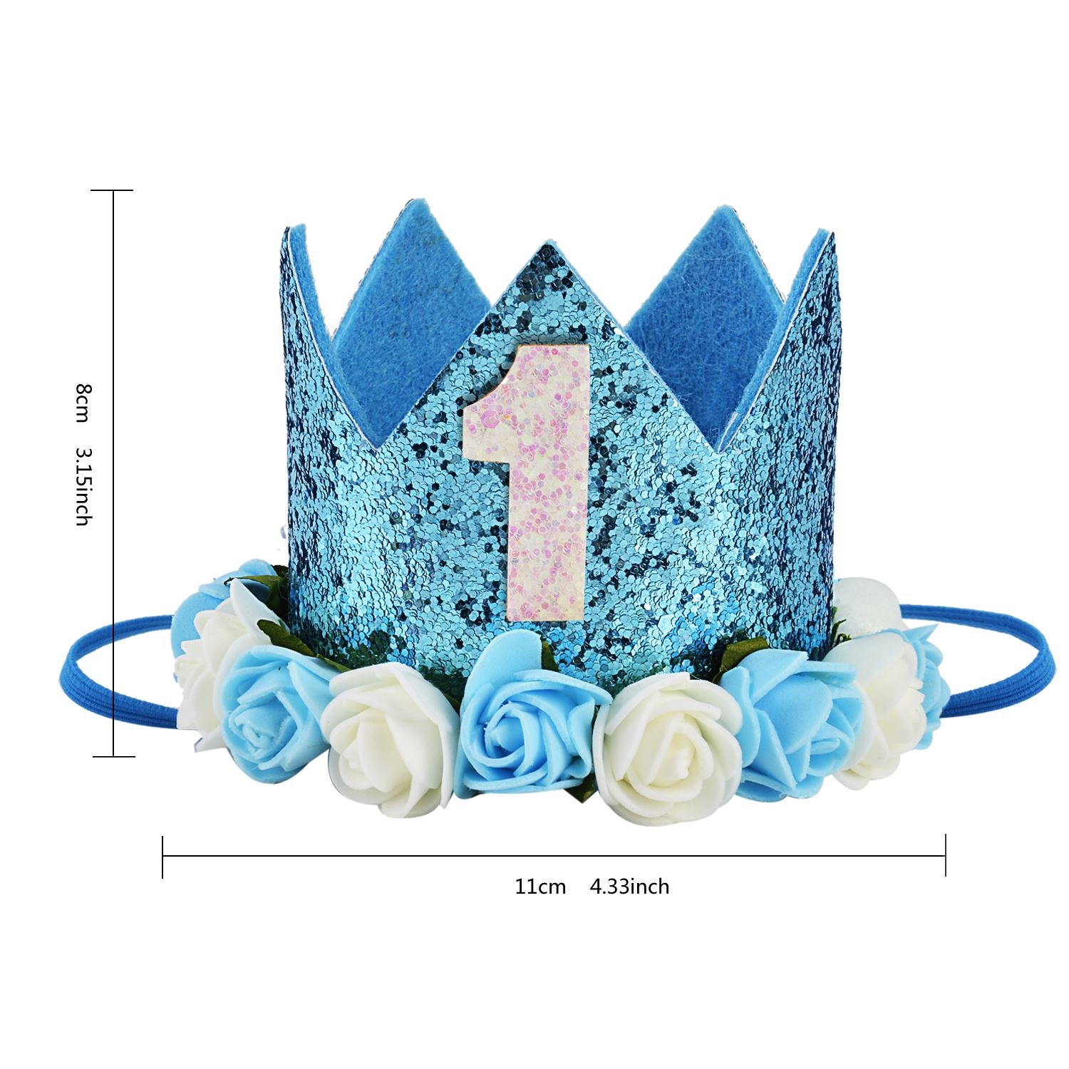 New Arrival Pet Cat Dog Birthday Party Hat One To Five Caps First Birthday Princess Crown Party Puppy Kitten Favors Headband Hat-ebowsos