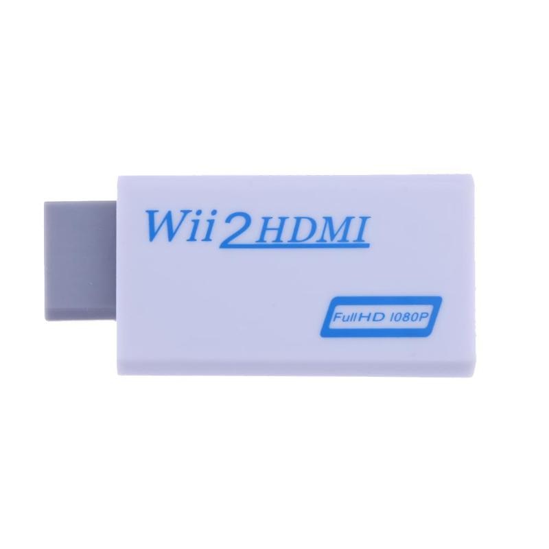 New Arrival Support 720P 1080P Original for Wii to HDMI Adapter Converter with 3.5mm Audio for HDTV Wii2HDMI - ebowsos