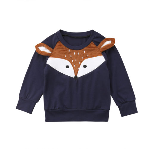 New Autumn Winter Toddler Hoodies Newborn Kid Baby Girl Boy Sweatershirt Long Sleeve Loose Shirt Children Casual Clothes - ebowsos