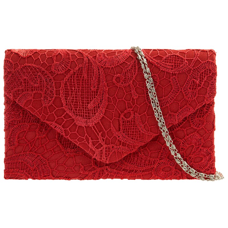 New Classy Lace Clutch Envelope Bag Bridal Designer Ladies Evening Party Prom - ebowsos