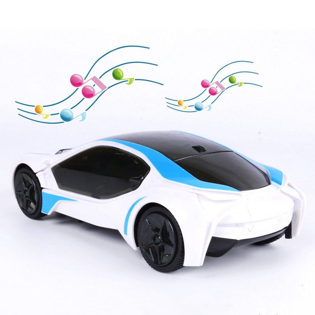 New Cool Car Flashing LED Light Music Sound Electric Toy Cars Kids Children UK-ebowsos