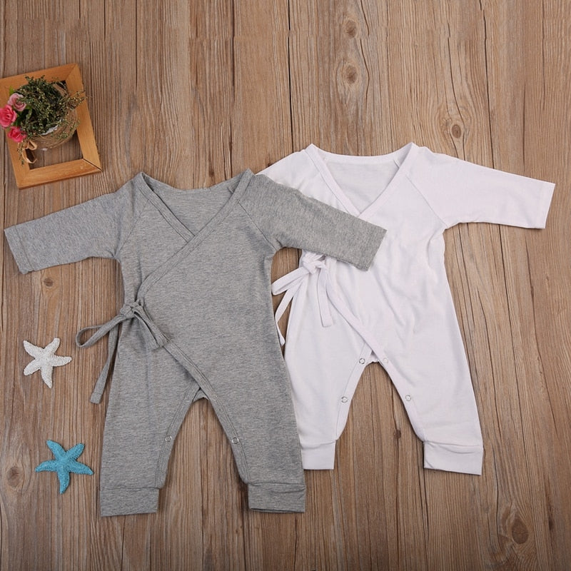 New Fashion Baby Kids Boy Girl Infant Romper Jumpsuit Soft Long Sleeve Cotton Clothes Outfit Winter Clothes - ebowsos