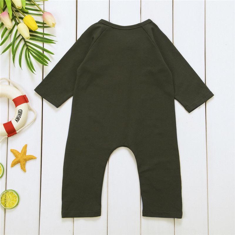 New  Fashion Newborn Baby Boys Kids Cotton  Romper Jumpsuit Playsuit Outfits Clothes - ebowsos