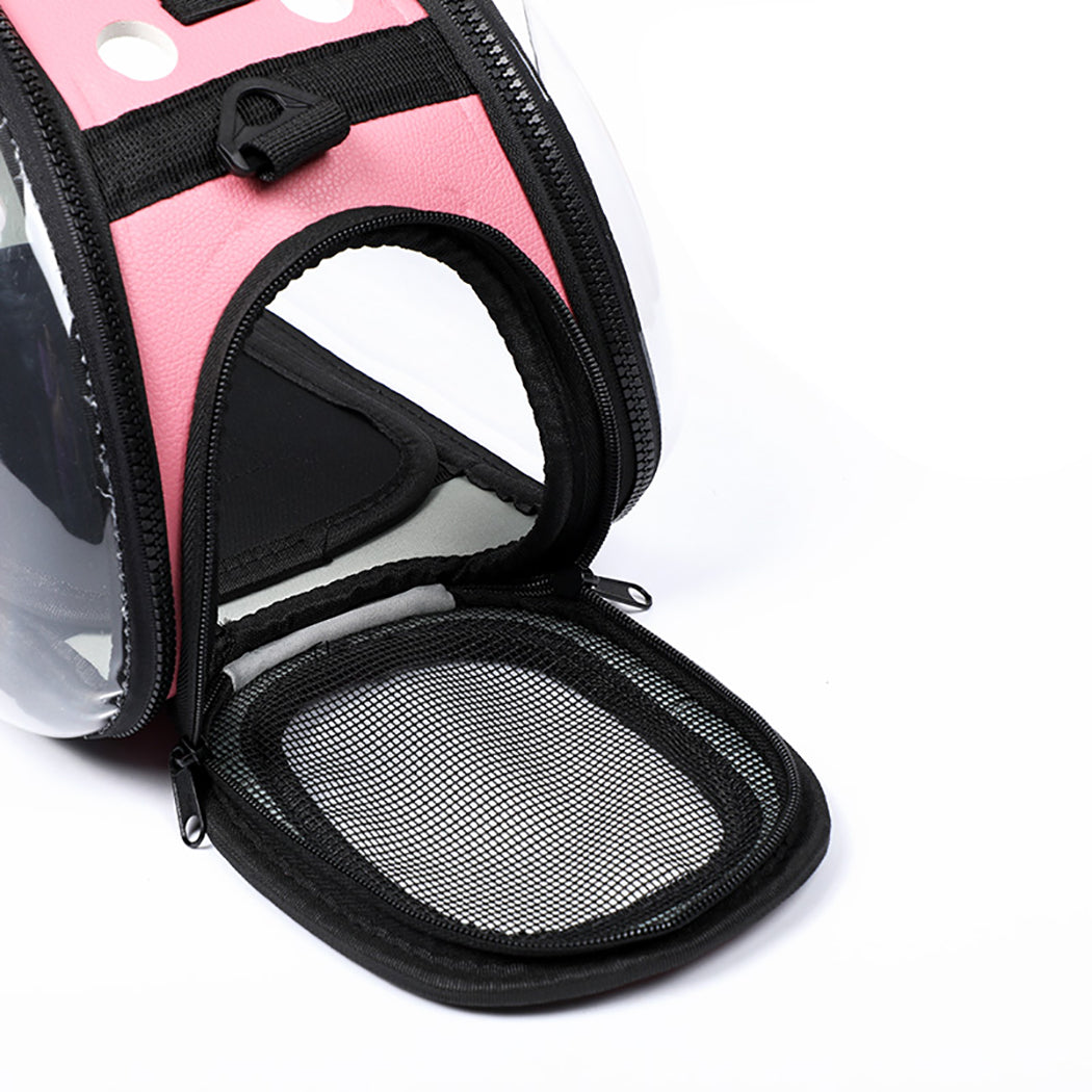 New Full Transparent Pet Bag Dog Pet Cage Breathable Warm Pet Fashion Convenient Package Pet Outing Supplies-ebowsos