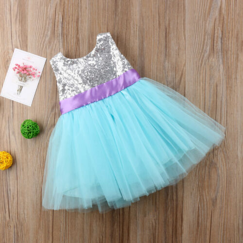 New Kids Girl Lace Flower Dress Bowknot Princess Party Dresses Tutu Formal Dress - ebowsos