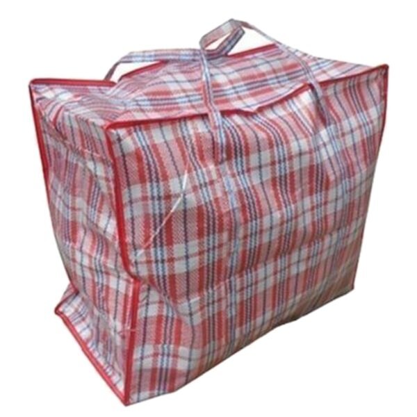 New LAUNDRY SHOPPING ZIPPED BAG REUSABLE ZIPPERED STORAGE LUGGAGE TOTE BAGS, 1*Large: 80*20*60cm - ebowsos