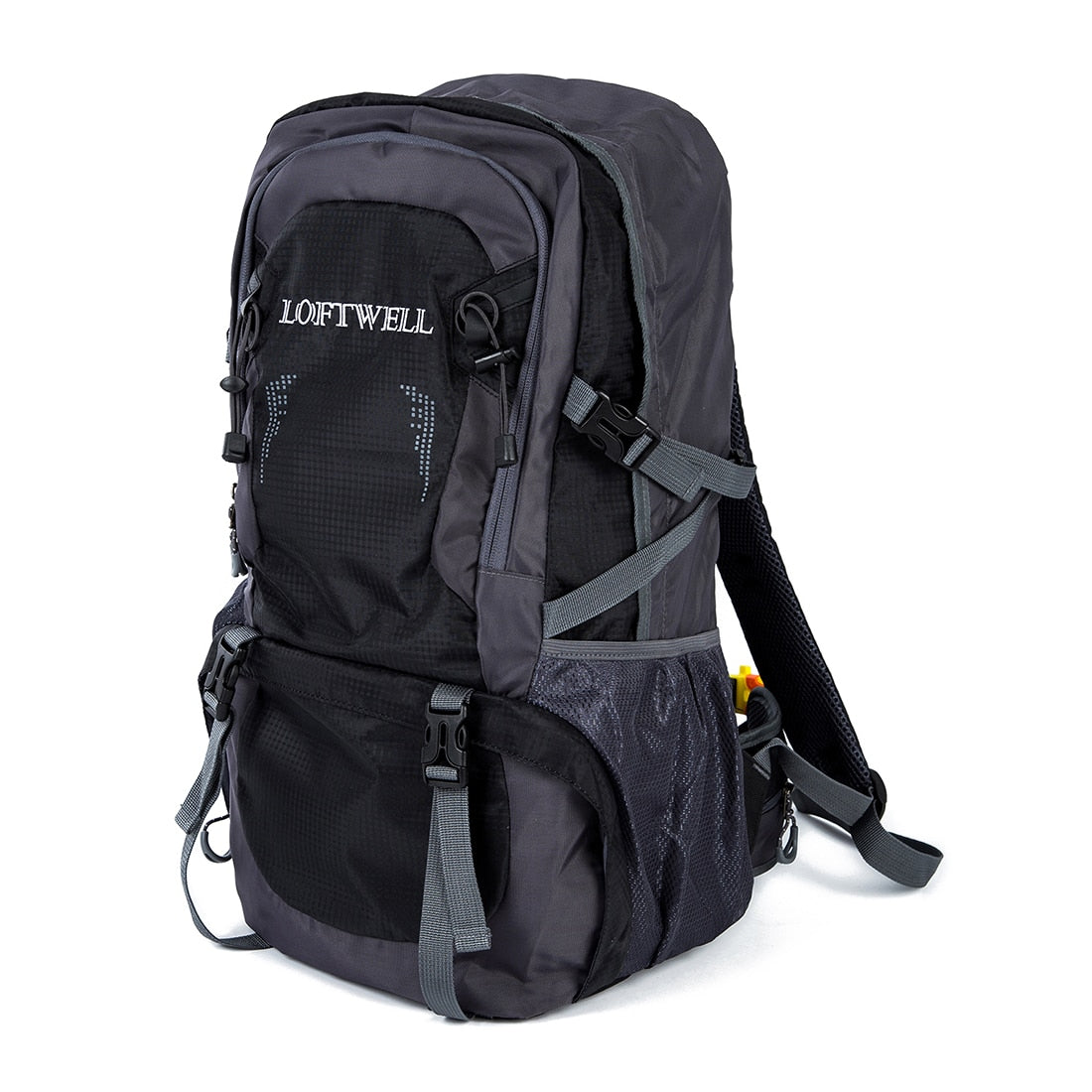 New LOFTWELL Lightweight and durable travel  backpack daypack for men and women (black and gray) - ebowsos