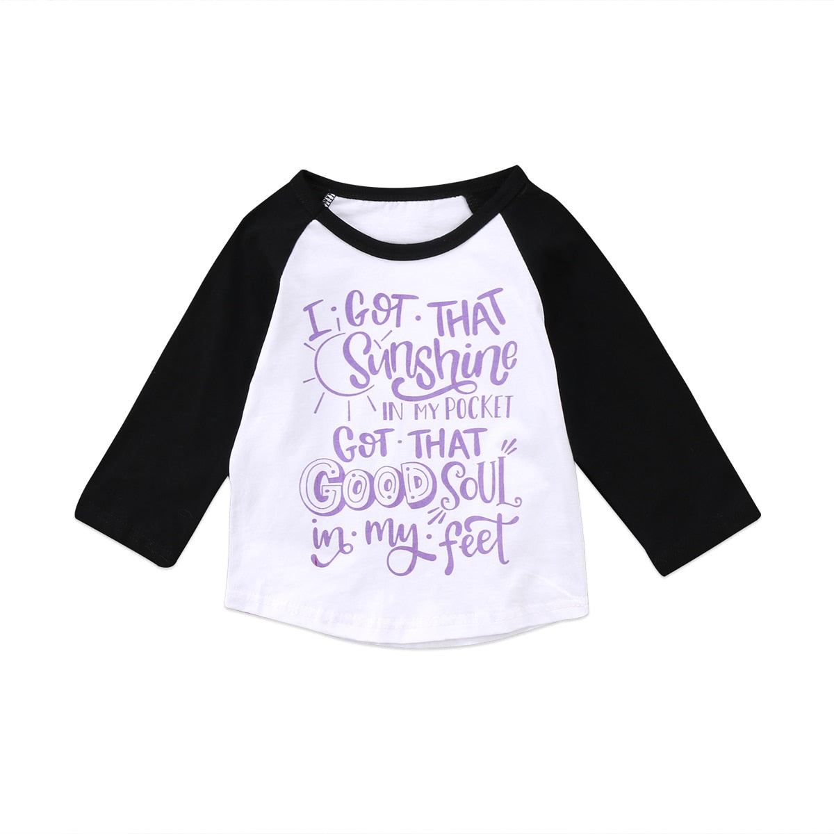 New Letter Cartoon Kids Baby Boys Girls Child Long Sleeve Pullover Blouse Casual Cotton Top T-Shirt - ebowsos